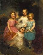 John Wesley Jarvis Adrian Baucker Holmes Children Germany oil painting artist